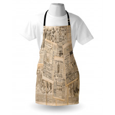 Fashion Magazine Woman Apron