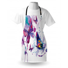 Watercolor Art Modern Apron