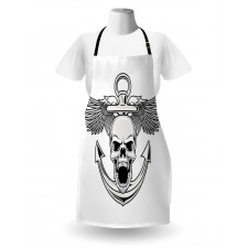 Skull Anchor Eagle Apron