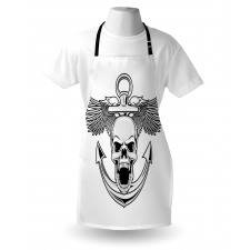 Skull Anchor Eagle Apron