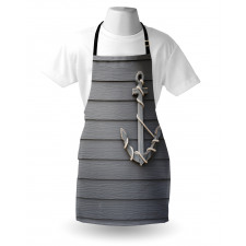 Antique Wall Navy Nature Apron