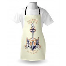 Vintage Style Anchor Sign Apron