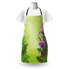 Mushroom Flower Magic Apron