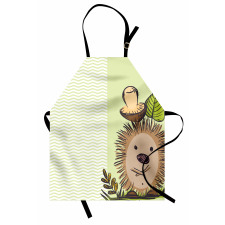 Hedgehog Chevron Apron