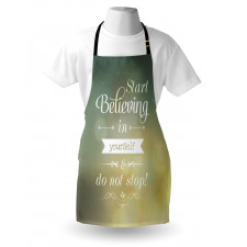 Yellow Letters Apron