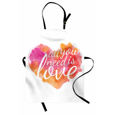 Watercolor Splash Apron