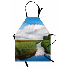 Calm River Meadow Trees Apron