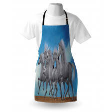 Digital Animal Herd Running Apron