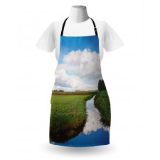 Calm River Meadow Trees Apron