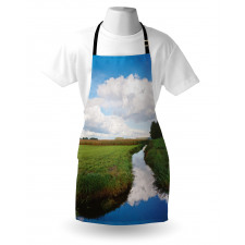 Calm River Meadow Trees Apron