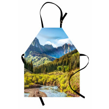 Mountain Forest River Apron