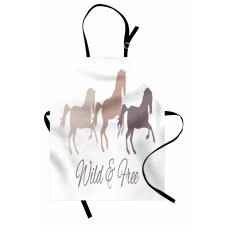 Wild and Free Animal Running Apron