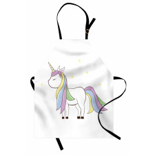 Horse Childish Doodle Apron