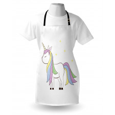 Horse Childish Doodle Apron