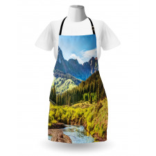 Mountain Forest River Apron