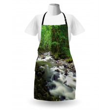 Riverbed Rocks Trees Apron