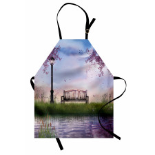 Bench Flowing River Moon Apron