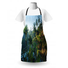 Palm Trees Morning Apron