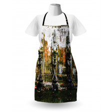 Building in Balinese Asia Apron