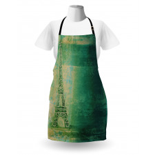 Colorful Ombre Sketch Apron