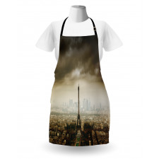 Paris Skyline City Apron