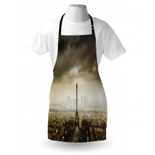 Paris Skyline City Apron