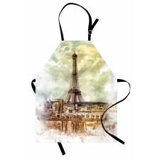 Eiffel Tower Skyline Apron