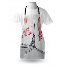 Paris Hot Air Balloon Apron