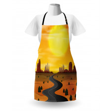 Wild West Scene Butta Apron