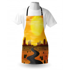 Wild West Scene Butta Apron