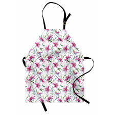 Vivid Wild Lily Flora Apron