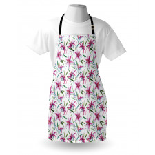 Vivid Wild Lily Flora Apron