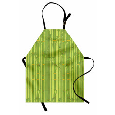 Bamboo Forest Tubes Art Apron