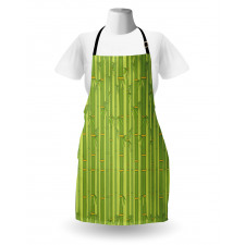 Bamboo Forest Tubes Art Apron