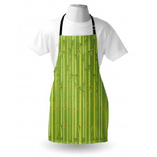 Bamboo Forest Tubes Art Apron