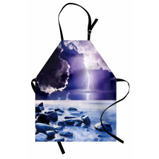 Mystic Dark Sky Scenery Apron