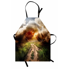 Big Rain Cloud Dazzling Apron