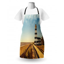 Lighthouse Sea Waves Apron