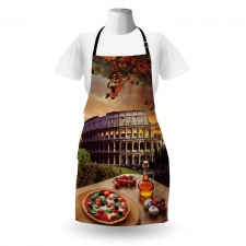 Colosseum Italy Pizza Autumn Apron