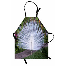 Tropical Garden Feather Apron