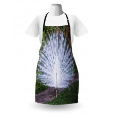 Tropical Garden Feather Apron