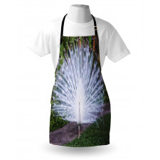 Tropical Garden Feather Apron