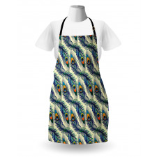 Ornamental Peacock Bird Apron