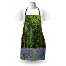 Bluebell Flowers Forest Apron