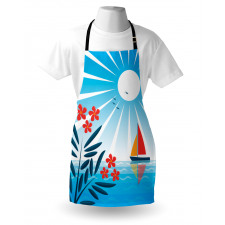 Oleanders and Sailboat Apron