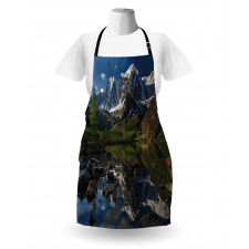 Pastoral Snowy Alps Apron