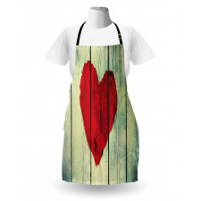 Heart Wooden Wall Apron