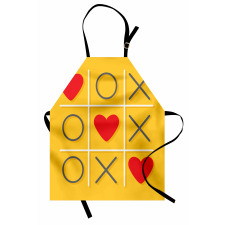 Romantic Xoxo Kiss Design Apron