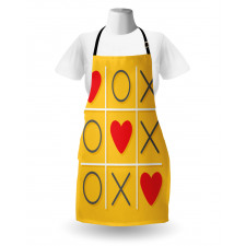 Romantic Xoxo Kiss Design Apron