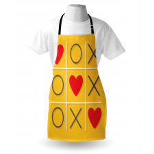 Romantic Xoxo Kiss Design Apron